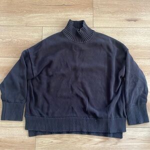 Everlane cotton turtle neck sweater